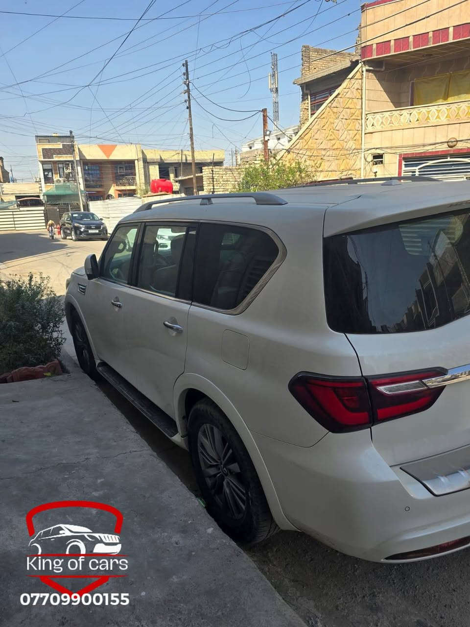 انفنتي QX80
☑️   موديل 2018
السعر 235 ورقة
☑️   فول مواصفات 
☑️  عدد المقاعد 7
☑️  8 سلندر محرك 5600
☑️   دبل جام مانع للضوضاء
☑️   بصمه
☑️   صندوق كهربائي
☑️   مقاعد كهربائية
☑️   مقاعد وسط نوع VIP
☑️   مقاعد خلفية كهربائي
☑️   لايت عدسة زنون 
☑️   تحكم ستيرن
☑️   مثبت سرعة
☑️   صندوق كهربائي
☑️   تشغيل عن بعد
☑️   انارة ترحيب 
☑️   مراية شفط مع نزول على البك 
☑️   شاشة لمس
☑️   لايت عدسة يصعد و ينزل
☑️   تحكم ستيرن 
☑️   3 قطع تبريد
☑️   وبعد مواصفات اكثر
☑️   حادث جاملغ الصدر نفسه بامريكا والعراق وبيها باب السائق معجون وصبغ
☑️   وباب الخلفي توحيد لون
☑️   باب الخلفي جهة الصدر نص بارد
☑️    جاملغ جهة الصدر تبديل وصبغ
☑️   ماشية 101 ميل
📍   بغداد حي الجهاد
📞   *********** 
       متواجد واتس اب بغداد, العراق
