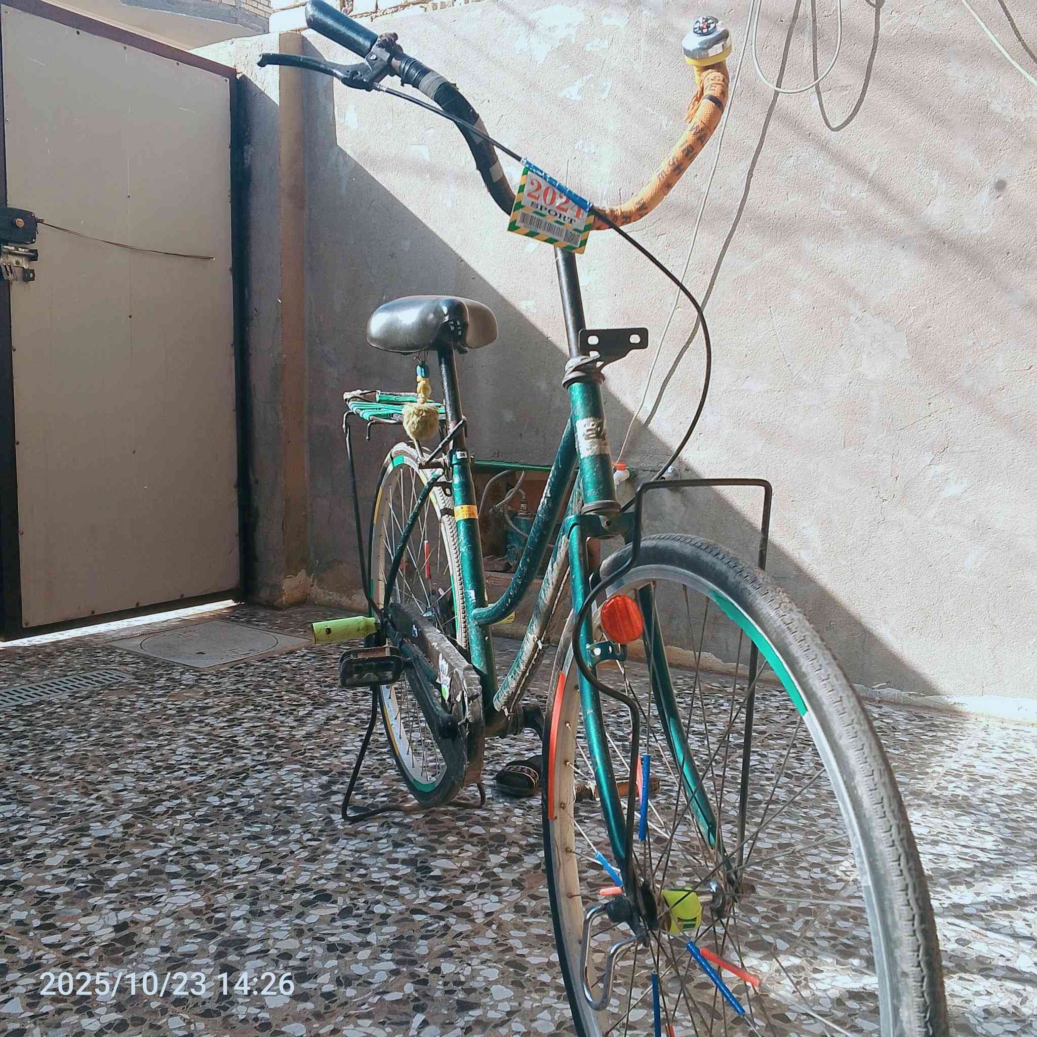 باسكل بناتي حجم 26شركه فلورماج
جاهز من كلشي بريك خلفي شغال تاير جدد سعر 75 مكان بغداد زعفرانيه


**إذا كنت صاحب هذا الإعلان وتريد حذفه لأي سبب، رجاءا أرسل رسالة إلى الدعم الفني**