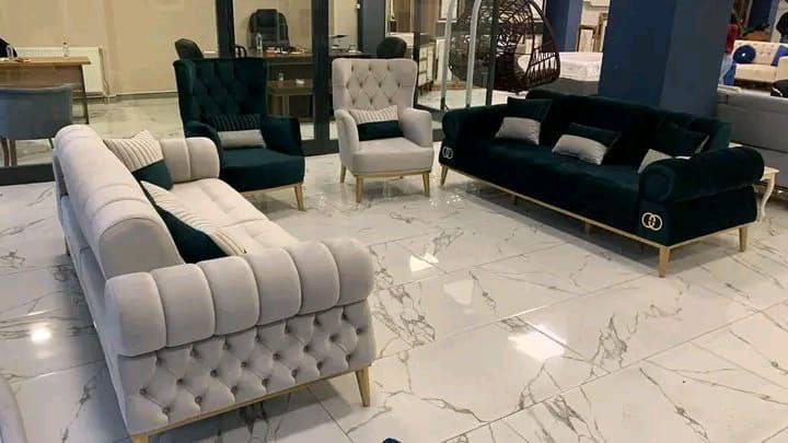 عرض لمدة  اسبوع 😍😍
موديل شانيل 

تخم شغل عراقي موديل تركي عشر مقاعد خمس قطع   قنفتين ثلاثي وقنفه ثنائيه وكراسي عدد 2اضافه  كوشات هديه عدد 10

أنتبااااه إلى لأسعار 

ال١٠ مقعد  675الف 

ال٩ مقعد   600لف 

ال٨ مقعد   575الف 

ال٧مقعد   500الف

ال٦مقعد.   450الف

ال٥مقعد   375. الف

خمس قطع اثنين كبيرة ثلاثيه وحده وسط ثنائية و كرسيين مع كوشات عدد 6

جميع الالوان متوفره

توصيل داخل بغداد مجاني 

اطراف 15

القاعدة خشب كله بلوك 18مل

القماش چگور قديفه ثكيل او حسب الطلب متوفر انواع الاقمشه 

الاسفنج مميز اول مضغوط علو الاسفج 7سم 

❇️قياسات القنفات ❇️

190سم  القنفه الكبيرة ام ثلاث مقاعد 

150 سم القنفه الوسط ام مقعدين 

75 سم  الكرسي

العمق الكلي للتخم  75 سم عرض المقعد الصافي60

ضمان حقيقي للامانه 5سنوات 

❌❌❌لا تدفع المبلغ اذا  اجاك يختلف عن الصورة❌❌❌

للحجز ارسل

 الصورة 

والاسم 

ورقمين موبايل

والعنوان

على الخاص

الي يريد طبله سعرها 50

اذا قماش وتر برو فرق 50الف

التوصيل سريع


**إذا كنت صاحب هذا الإعلان وتريد حذفه لأي سبب، رجاءا أرسل رسالة إلى الدعم الفني**