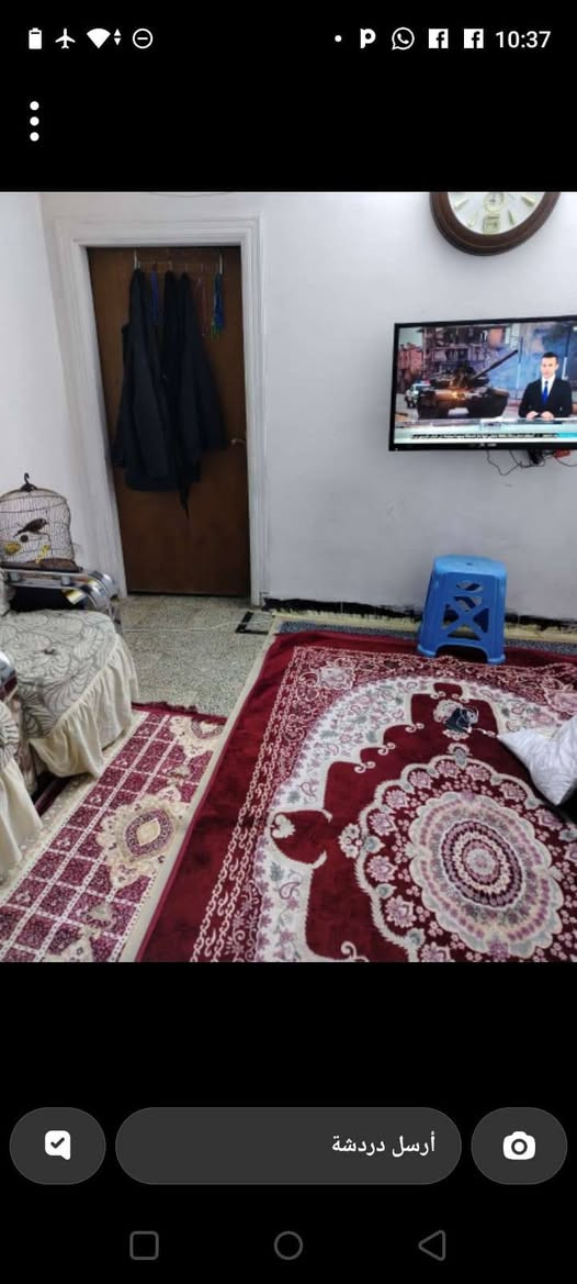 السلام عليكم يوجد لدينا بيت لبيع مساحته  150 متر يحتوي على قرف ومطبخ وسأل وخدمات الموقع لشهداء  منطقت  لظباط بظهر كلشي وكلاشي للاستفسار الرقم الهاتف  *********** لرقم بس واساب
