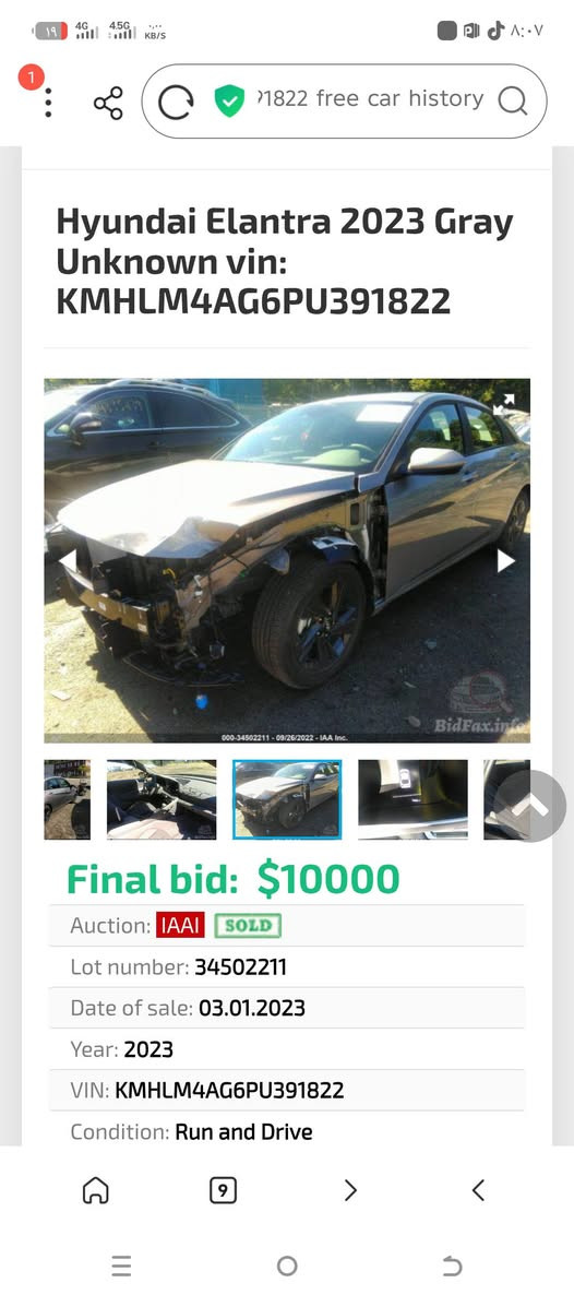 سلام عليكم
النترا موديل 23 ماشيه 60 حقيقي
رقم أربيل، السياره بسمي 
بدون ايرباك صور الحداث مرفقه في الصور 
السعر 155 وبيه مجال
للتواصل ع رقم 
***********
