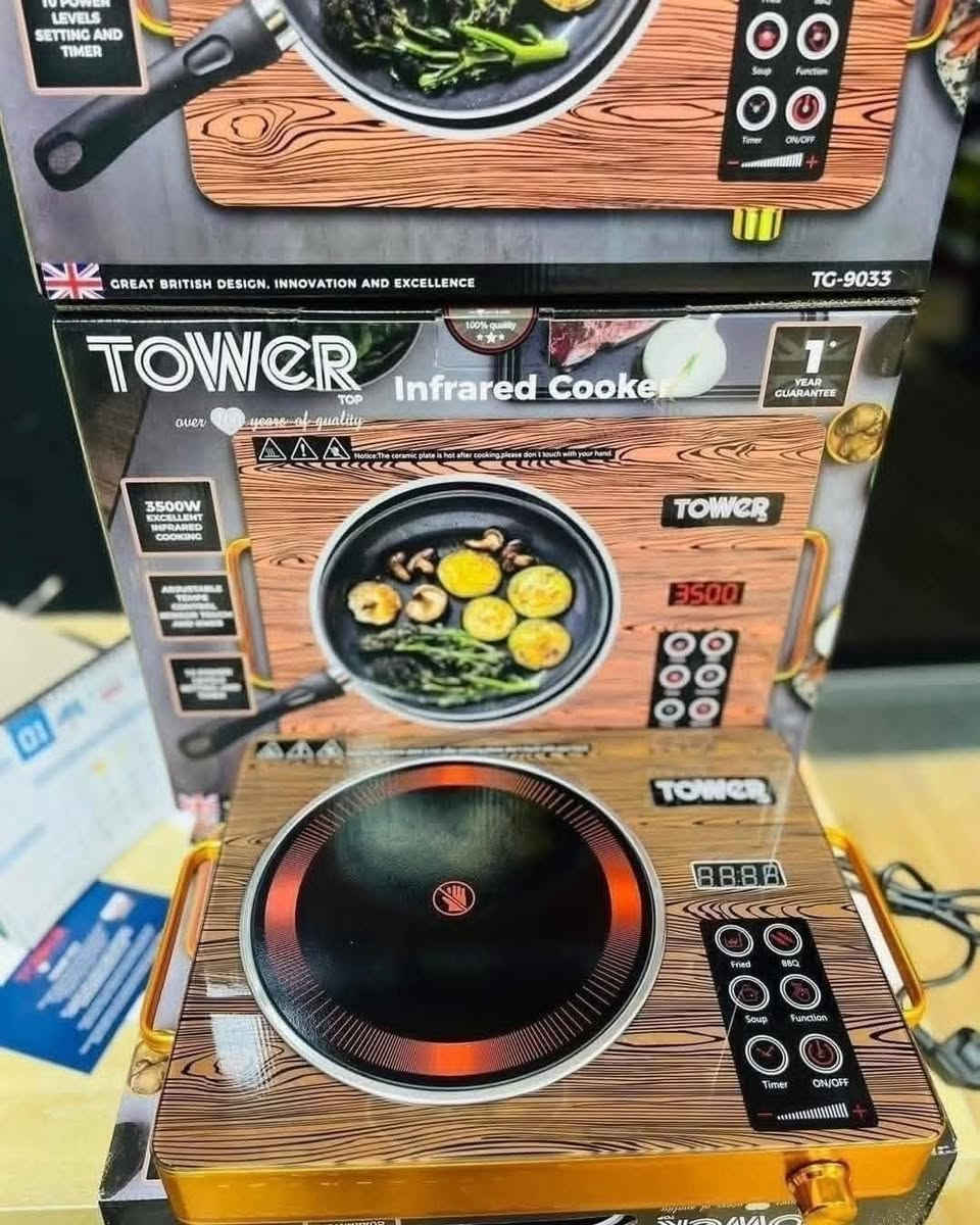 السلام عليكم زبائننا الكرام 😍
تم وصول طباخ العين وحده الكهربائي من ماركة تاور 
يحتوي على لونين و كوالتي عالي جداً 
مع ضمان سنه كامله 

 
الفرع الاول : ديالى بعقوبة السوق شارع البالة خلف جامع الفاروق  
الفرع الثاني : ديالى بعقوبة فلكة الامين شارع الجملة قرب اسواق العزاوي  
ومتوفر توصيل لانحاء العراق *********** 
متوفر بيع بالنقد والقسط على ماستر الرافدين 
وقت دوام من 9 صباحآ الى 11 مساء
