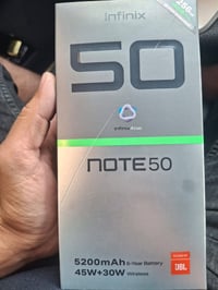 انفنكس نوت 50 • مفتوح كارتونه • رصاصي
