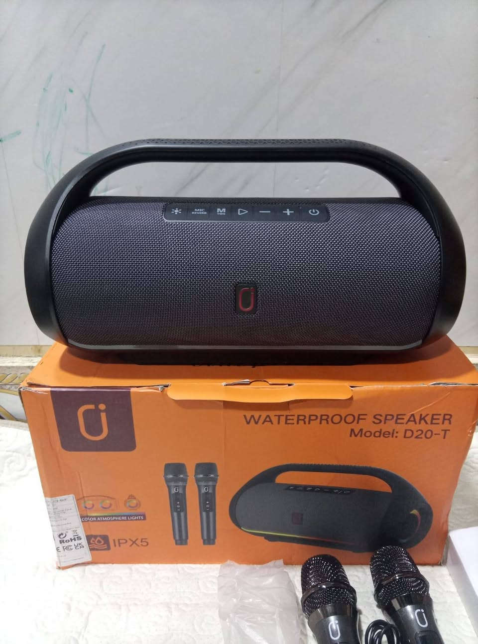 سبيكر بهذا الجمال حجم كبير مع مايكات اثنين على سعر ابيع


**إذا كنت صاحب هذا الإعلان وتريد حذفه لأي سبب، رجاءا أرسل رسالة إلى الدعم الفني**