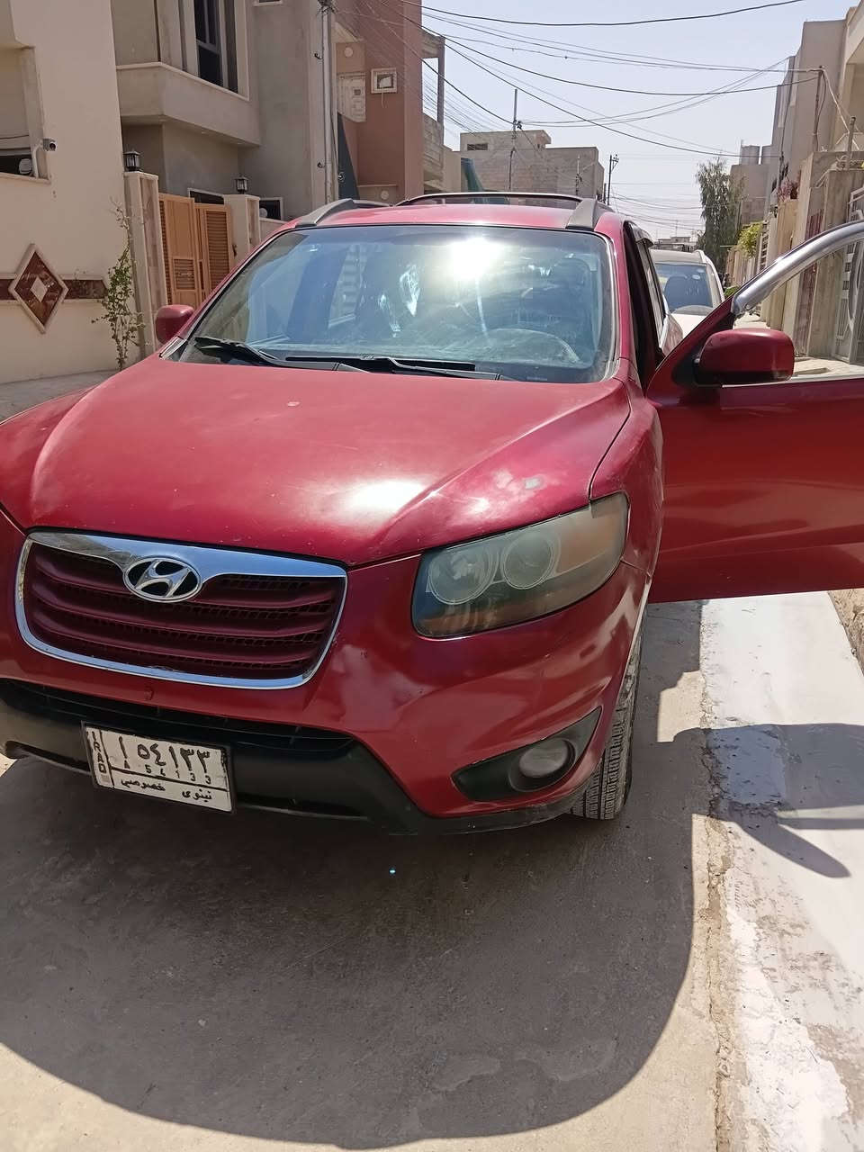 سيارة سنتافي ٢٠١٠ باسمنا تحويل مباشر بيها ٤ قطع صبغ سعرها ١١٠ للاستفسار الاتصال ***********٣ او ***********
