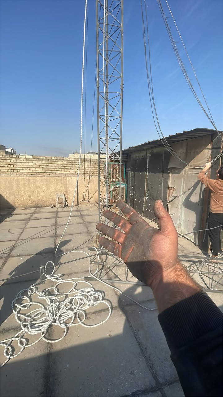 كادر بغداد
يعلن(كادر بغداد) الأبراج الأنترنت 
 نصب الأبراج �  تفصيخ الأبراج � ترتيب راكات 
� 
 صيانه ال الأبراج �مد ولحيم الفايبر 

تصعيد سكترات�توجيه جميع الأجهزة

 �تبديل اسلاك�ضب الاسلاك. ) 

  �     الأتصال ***********واتس اب
