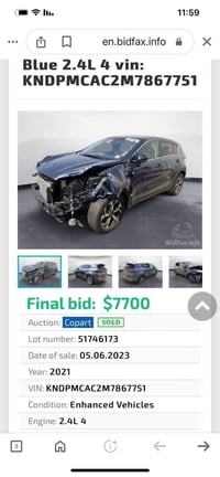 سبورتاج ٢٠٢١ • حادث • امريكي