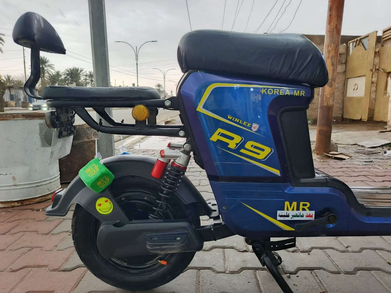 السلام عليكم
بايسكل شحن للبيع 
 R9
موديل 2025
السرعة 109
4 تبديلات نشاط فول 
بطاريات 5 دبل كبار شركة ولي الاحمر 32 انبير شرط ع فحص جدد
جدد خدمي وشي راقي شرط 
اللون مميز
اشاير يمين يسار
رباعي فول شغال 
لايت عالي ناصي
تشغيل اصويج و بصمه
السعر 370 وبي مجال 
مكاني الشرقاط قرب كراج الشرقاط بضبط
رقم الهاتف***********
واحد على واحد
