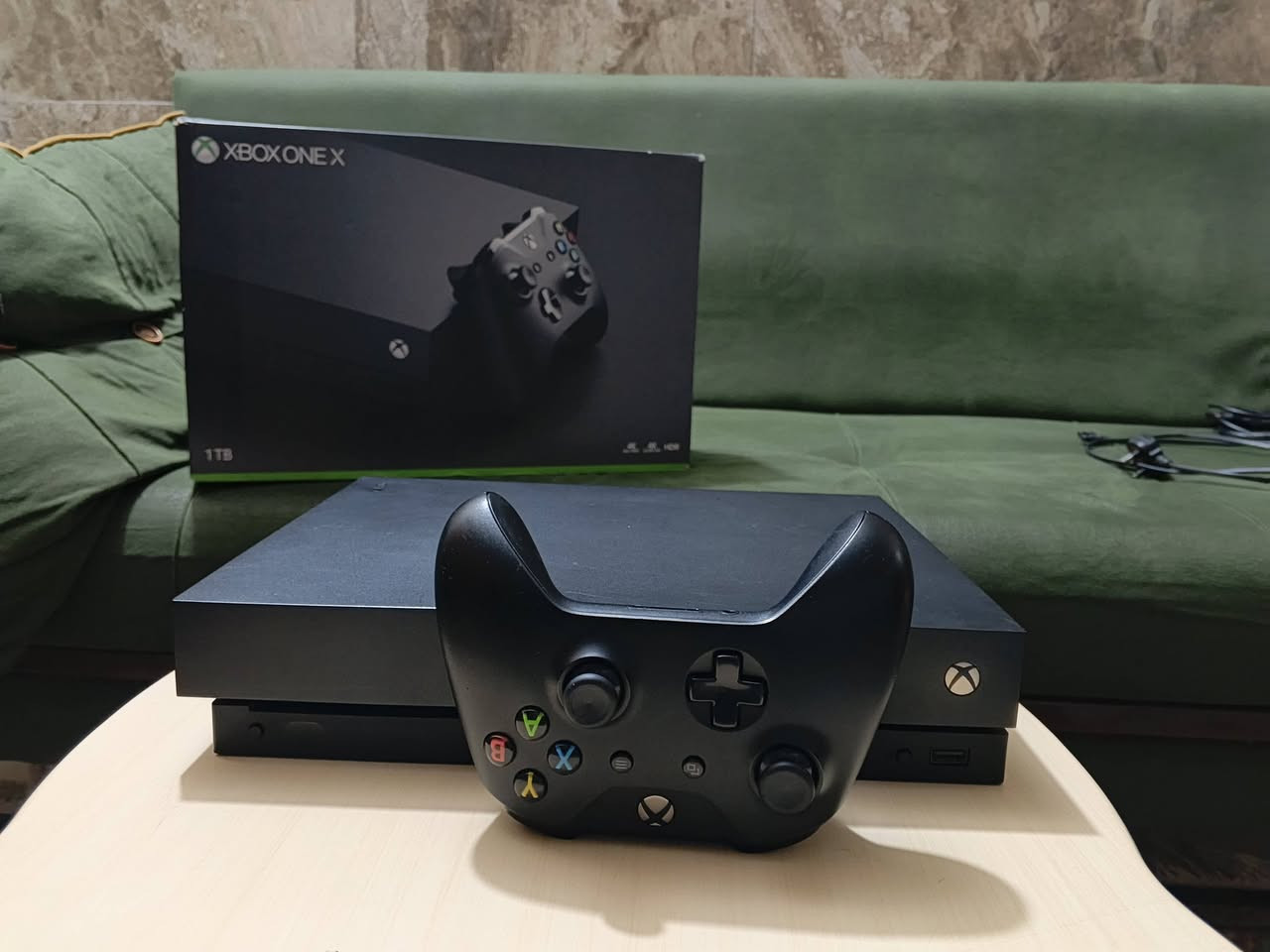 Xbox one x ون اكس
لوك ستيكر ما مفتوح ولا بي اي خلل كارتون اصلي مالتة مطابق 
جويستك اصلي شغال بدون اي عطل
ملحقات اصلية 
بي العاب قويه مملوكة 
اشتراك خلصان 
مكان كربلاء توصيل موجود 
السعر 215


**إذا كنت صاحب هذا الإعلان وتريد حذفه لأي سبب، رجاءا أرسل رسالة إلى الدعم الفني**