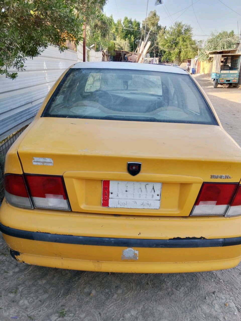 سلام عليكم سمند ناطق موديل 11رقم بغداد هيئه عليه 40غرامه 100راعيه يطلب ورقتين عليه كولهن باتري سلف داينمو تبريد شغال بس كمبريسر كايم بي بوربرين كهربائيات كوه شغاله حداديه مبدل قبل شهر بس صوت بل تاير مال صدر يمكن طوبه ماعرف مكينه لاتنقيص ولا تبخير كير خير من الله. سياره معروضه ب 23