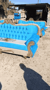 معمل احمد العزاوي • كنب خشب اسود • شارع سده محاويل