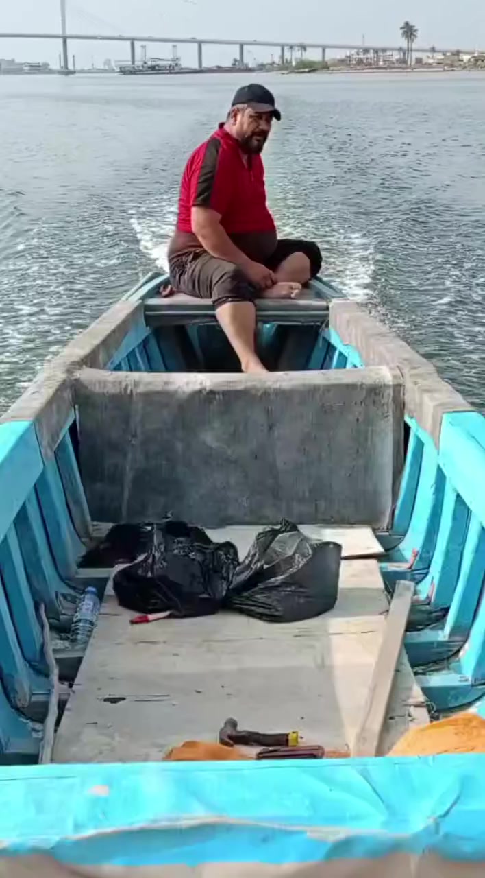 بلم للبيع 16ذراع مكينه 18باب اول ويا غزل صبور وبياح سعر مليون العنوان بصرة تنومة ***********
