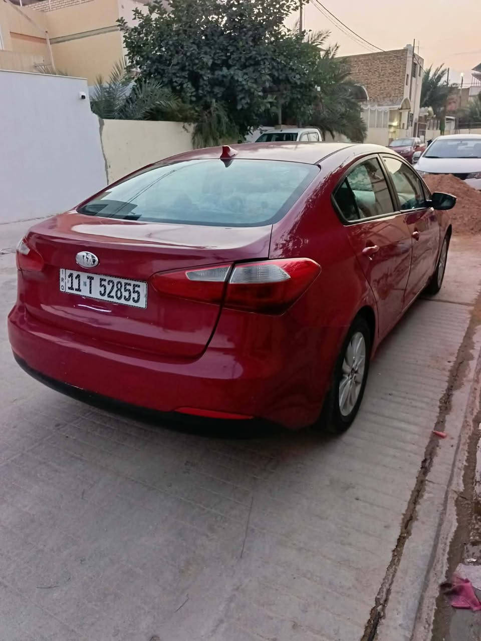 سلام عليكم سيارة للبيع 
سيراتو موديل 2016رقم بغداد دولي لون احمر ماروني مكينه حجم 200 الجبير للاستفسار اكثر خاص 
مكانها النجف قرية الغدير


**إذا كنت صاحب هذا الإعلان وتريد حذفه لأي سبب، رجاءا أرسل رسالة إلى الدعم الفني**