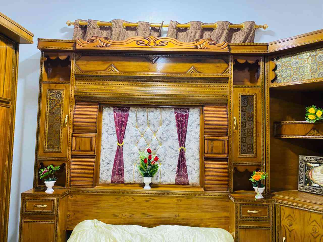 غرفه نوم عراقيه حطاطه صاج نضافه فول شرط استخدام قليل جدا السعر مليون و200بي مجال  الرمانه البعبيد الاتصال ***********
