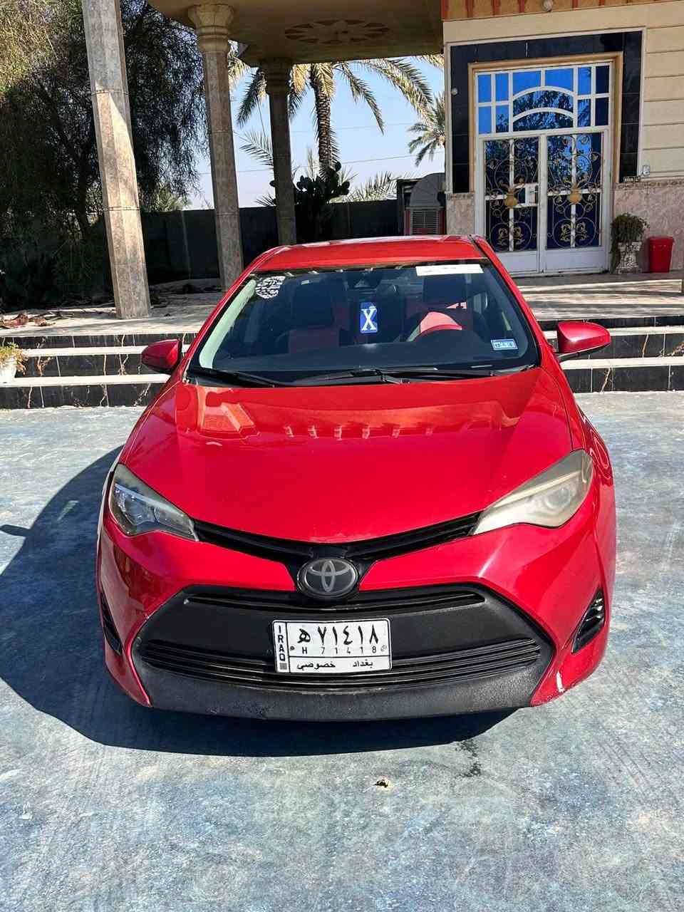 كورلا 2017 le
ماشية 105
حادثهة فقط دعامية امامية 
نطخت عندي بالباب الخلف السايق  صار بيهة صبغ بالباب وشوية بالداير مال الجاملغ الخلفي
الباقي مكفول 
كير مكينة صدر مكفولات
مكان السيارة بغداد
السعر 135 
ما متواجد ع الفيس 
*********** بغداد, العراق
