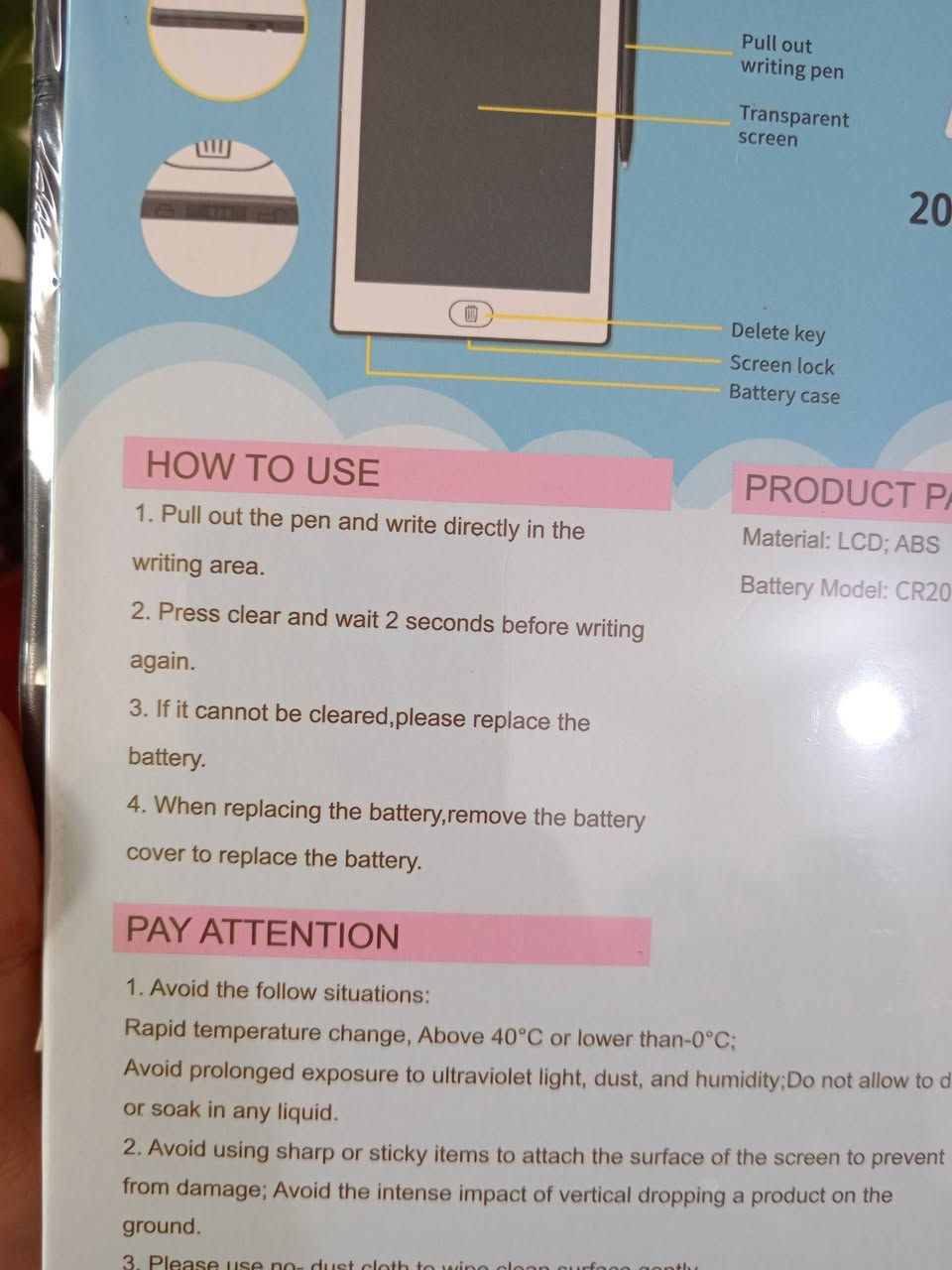 سبوره الكترونيه ملونه مع ٢٠ بطاقه ٤٠ وجه تعليمي
القطعه ب ٧
متوفر اخر تلث قطع


**إذا كنت صاحب هذا الإعلان وتريد حذفه لأي سبب، رجاءا أرسل رسالة إلى الدعم الفني**