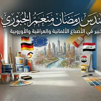 وبركاته مساء الخير وياكم المهندس رمضان منعم الجبوري صباغ محترف وخبير ف...