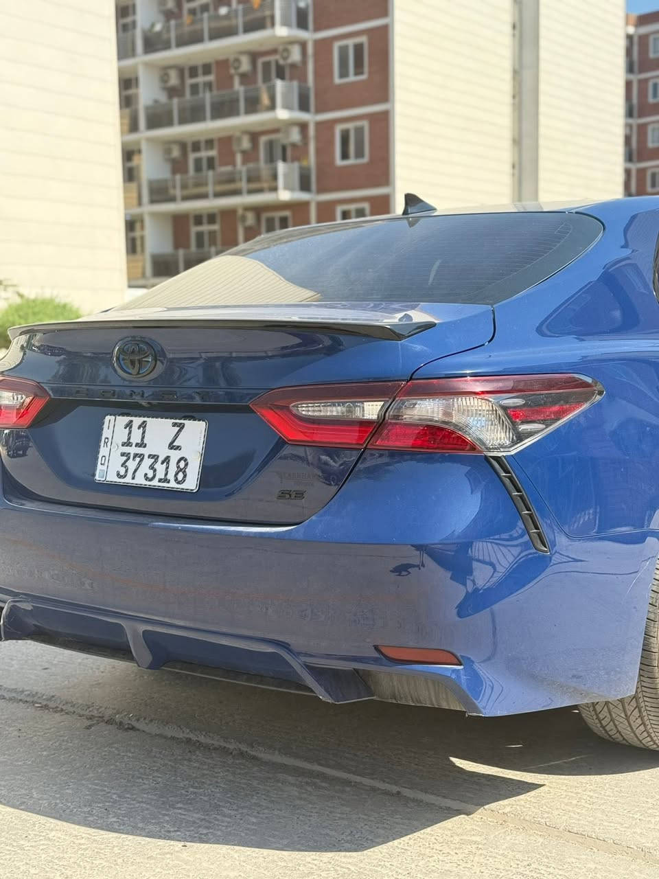 سلام عليكم
تويوتا كامري 2024 كلينننن 

مفتوح البنيد ودعاميه وجتي بيها سياره كلها ع بلادها 

السعر 228$ وبيها مجال 

ماشيه 15 الف 

للاستفسار 

*********** 

بغداد حي جامعه نفق الشرطه شركه الناجح للمزادات
