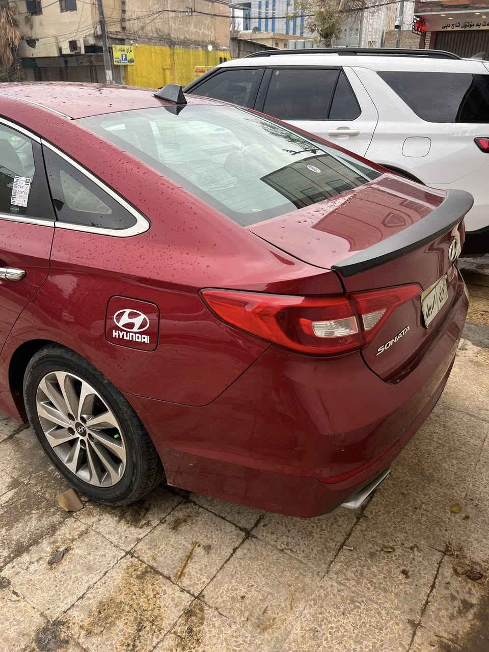 سوناتا 2015 سبورت محرك 2400 فوول مواصفات عدا الفتحه  كشنات كهرباء تدفئه تبريد   مثبت سرعه  مانع انزلاق كاميرا دواره تخم تاير حداديه  كير. مكينه. تبريد كله بشرط  
السياره بيه جانلغ وبنيد صبغ بدون دواخل بدون ارباك حادث سطحي 
السعر 117
*********** بابل المدحتيه 
تريد وكاله تريد تحويل ماكو مشكله
