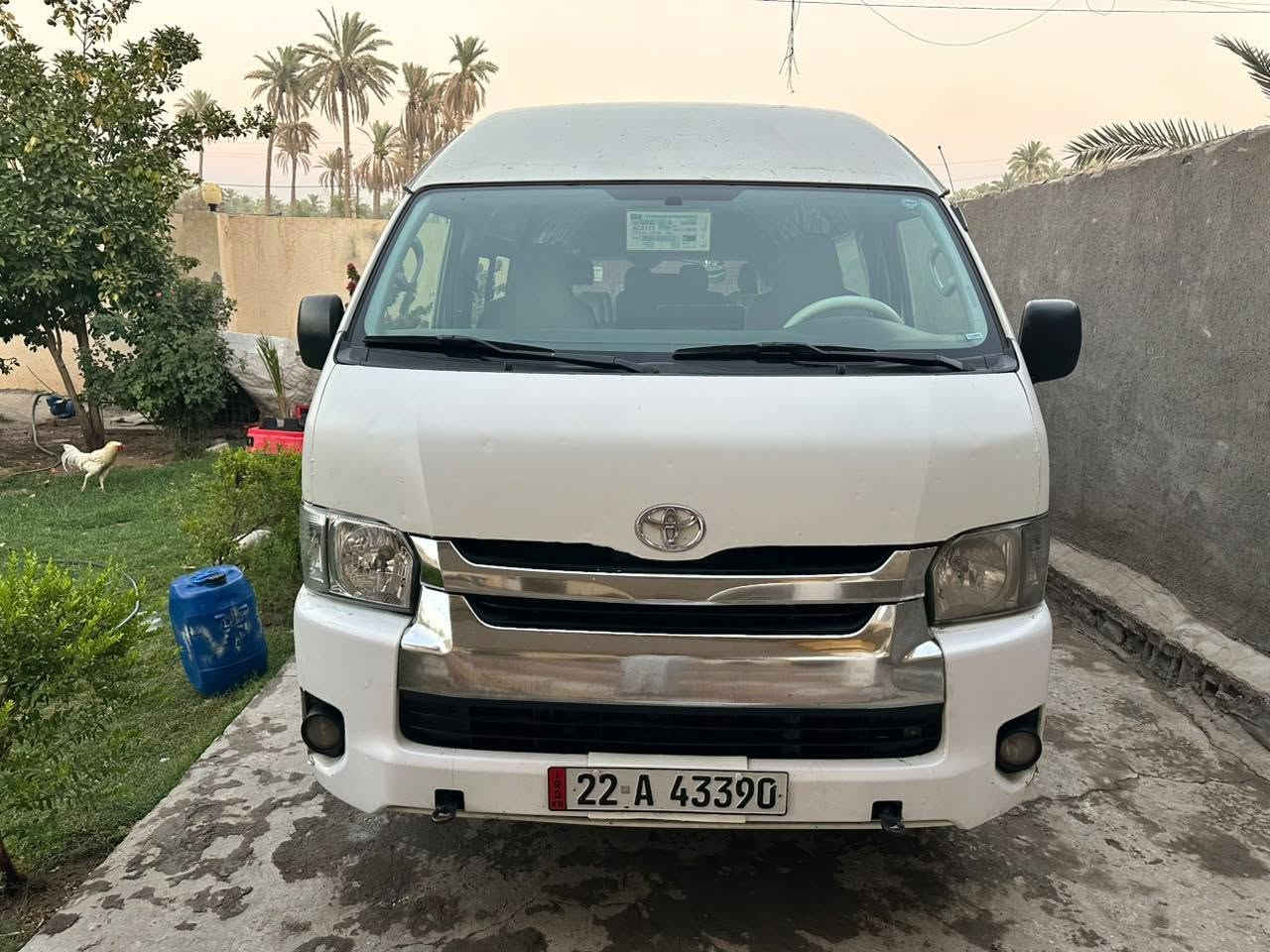 هايس مديل ١٧ مكينه وكير واكسل كفاله تبريد منظومه جديده سياره بيها صبغ بجنطه جوه رقم مبين بتصوير  وبارد وره باب سلايت ويم البكلايت بطويله والباقي كفاله تخم تاير سياره جاهزه مصفره هيئه ومرور مكاني كربلاء السعر ٢٧٠ وبيها مجال ***********
