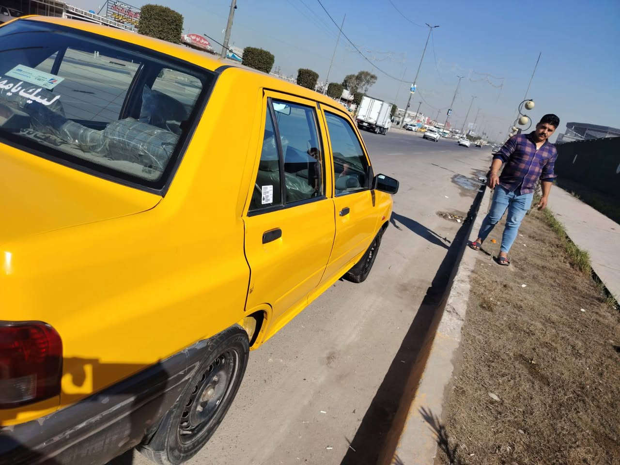 السلام عليكم سايبا موديل 2020 
هيئة غرامات مصفرة  السيارة كفالة عامة 
مكاني بغداد البلديات رقم الهاتف ***********
