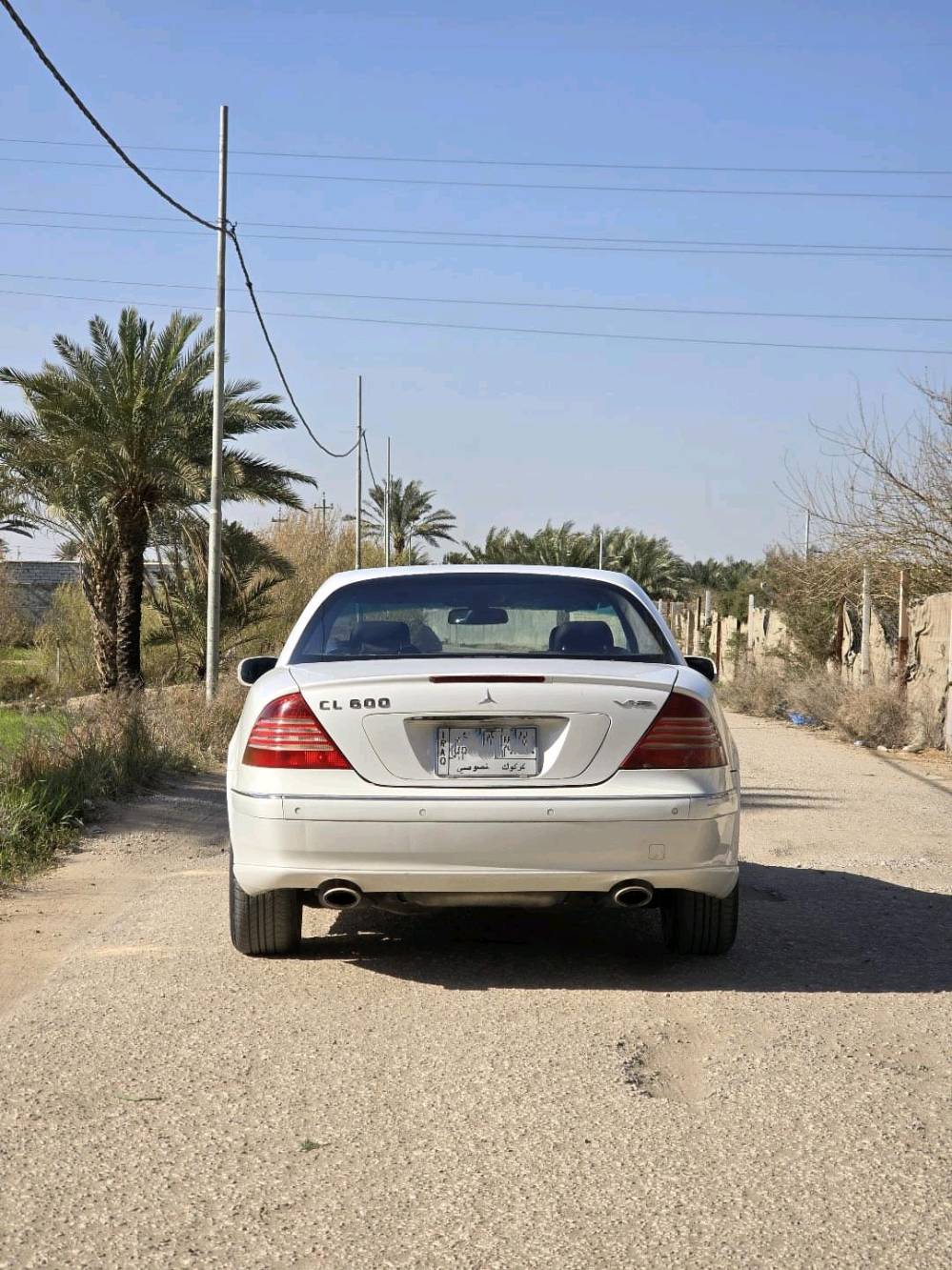 سلام عليكم 
cl600 2002 للبيع 
محرك v8
السياره ما مسجله مشمولة بالتسجيل 
مكان نجف 
