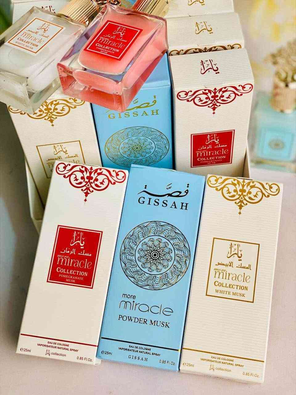 المسكات الفواحة من ارض الخليج 🥹🍇🍇🍇

🔹 الأنواع والنكهات المتوفرة:
 🩵 مسك الباودر (Powder Musk) من قصة (GISSAH): (الموجود في image.png) ريحة النظافة والانتعاش والهدوء.. ريحة تاخذج لعالم ثاني من الرقة والنعومة الباودرية الرائعة 🕊️✨.
 🤍 يارا - المسك الأبيض (White Musk): (الموجود في image_2.png) لعشاق الفخامة والكلاسيكية.. مسك أبيض صافي، بارد ومريح جداً للشخصية الهادئة والأنيقة 💎☁️.
 ❤️ يارا - مسك الرمان (Pomegranate Musk): (الموجود في image_3.png) الانتعاش والجاذبية كلها هنا! مزيج يجنن بين نظافة المسك ولمسة الرمان السويتية المنعشة اللي تنبض بالحيوية 🍓 طاقة ونظافة بنفس الوقت!
حجم العلبة 25ml بغداد, العراق


**إذا كنت صاحب هذا الإعلان وتريد حذفه لأي سبب، رجاءا أرسل رسالة إلى الدعم الفني**