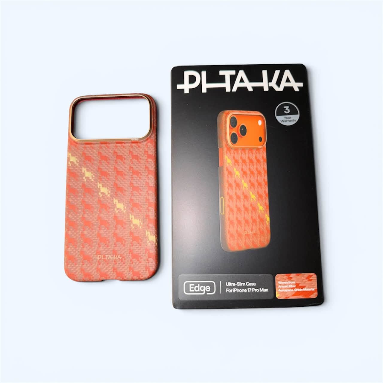 بيتاكا خاص بالآيفون ١٧ برو ماكس
Pitaka 17 pro max 
نضيف جدا  موضح بالصور 
شرط الفحص 
السعر 55 بي مجال بسيط 
سعر الجديد 75
بغداد البلديات 
***********
