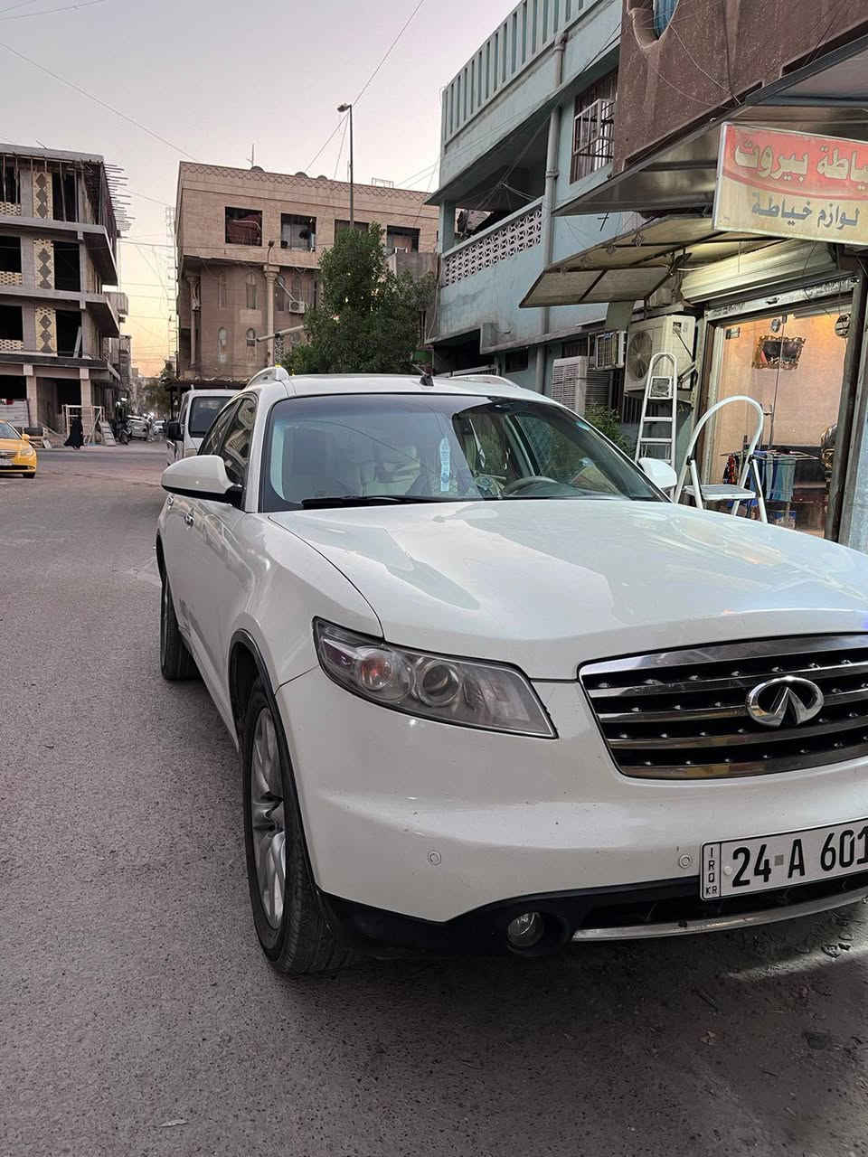 انفنتي FX 35
ياباني موديل 2007
مكينه (6) 3600     4X4
نضام سبورت
منضومه زنون اصليه
بانوراما سلايد روم
كشنات تدفئا +تحكم كهرباءتخم تايرات    جدد
شرط السبير مانازل 
مكينه او كير مكفولات 
رقم دهوك جديد سنويه لل2029 بسمي 
تبريد ثلج خير من الله 
حماوه ماكو 
نضافتهة 95
الون ابيض صدفي 
مري شفط  الدعاميه الخلفيه ول اماميه مطخطخات اومصبوغه جاهزه 
فول موصفات 
(شرط التحويل )
العنوان بغداد  الوزيريه
السعر 120وبيه مجال 
***********/***********
