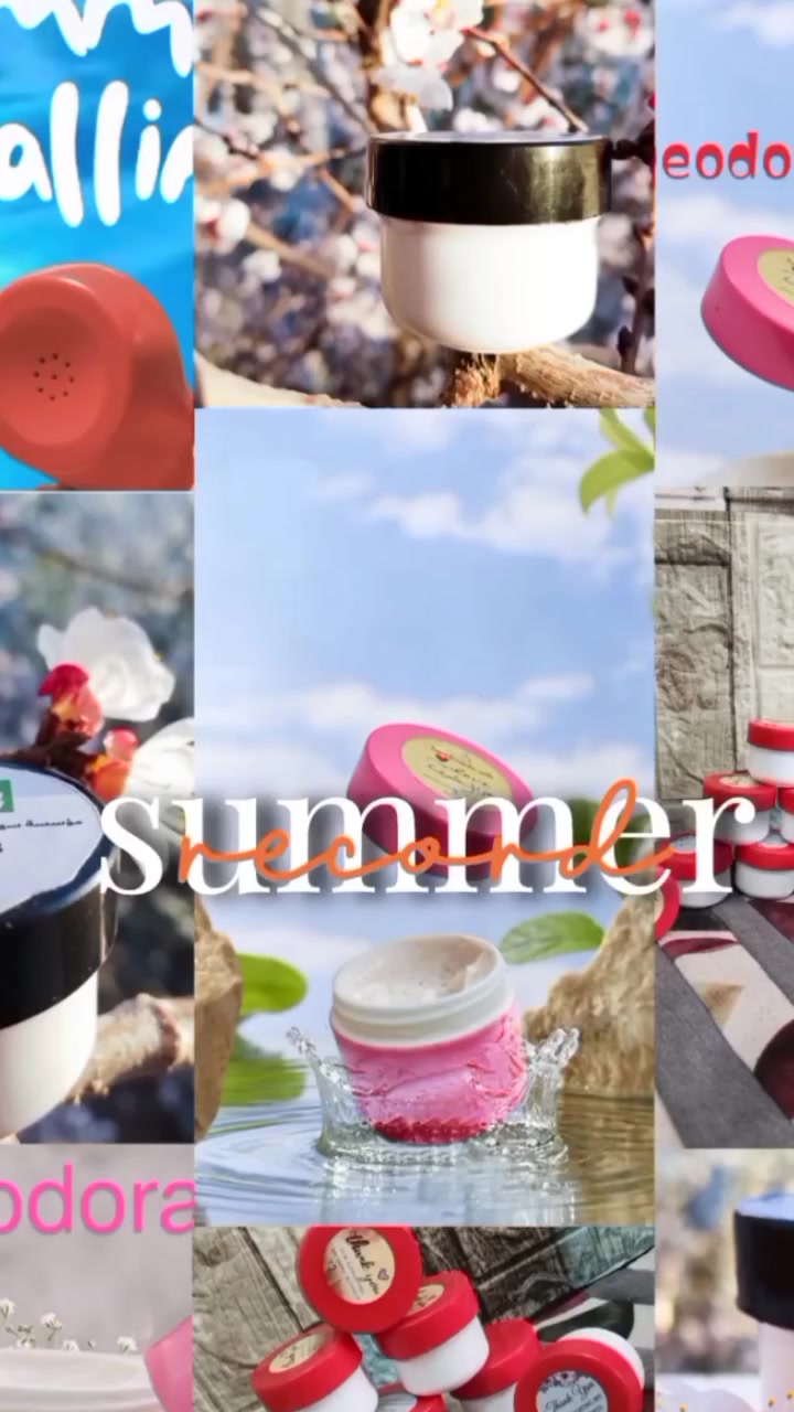 مزيل رائحة العرق الفعّال👌🌞🤩
مع حلول الصيف، 🌞🌅☀️يزداد التعرق وتظهر رائحة العرق المزعجة. 😱
لا تدع ذلك يفسد متعتك! 😮‍💨
إستخدم مزيل رائحة العرق الفعّال💪👌 من (ريحانة)، الذي يوفر حماية تدوم طويلاً ضد رائحة العرق ويبقيك منتعشًا طوال اليوم🤩💪😍
 "لا تدع رائحة العرق تفسد صيفك!🤔😢
🌞🌅🌊استمتع بالشمس والبحر والهواء الطلق مع الحماية المثالية من مزيل رائحة العرق."⭐🌞☀️🌊


**إذا كنت صاحب هذا الإعلان وتريد حذفه لأي سبب، رجاءا أرسل رسالة إلى الدعم الفني**