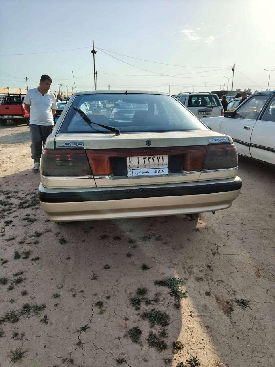 سيارا مازده 626موديل 1989كيرمحرك صدر خلفي امامي شرط طايه 4جديد تخم كارباي جديد مابي نقص برغي سيارا رقم سنه وي لل 2028 دفتر بنزين موجود مابي حادث ولا طخه صبخ بيلاد سعر اتصل عل رقم بي وات ساپ *********** كركوك, العراق
