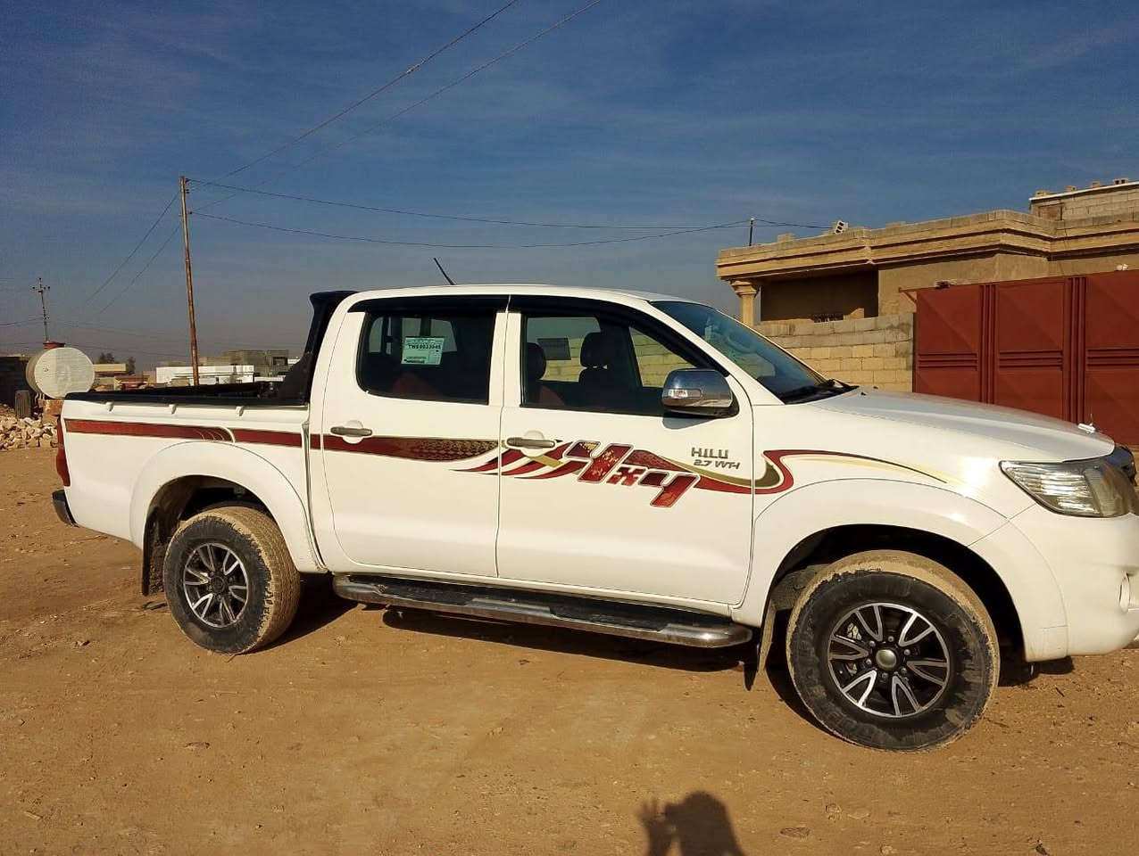 سلام عليكم
مكلف بنشر 
بيكم فور ويل للبيع مكفوله ماعده ملاحضات بارد شوي 
محرك شرط موديل 2012 مكانه لانبار ألقائم 
سعر 200 
رقم صاحب السياره  ***********
