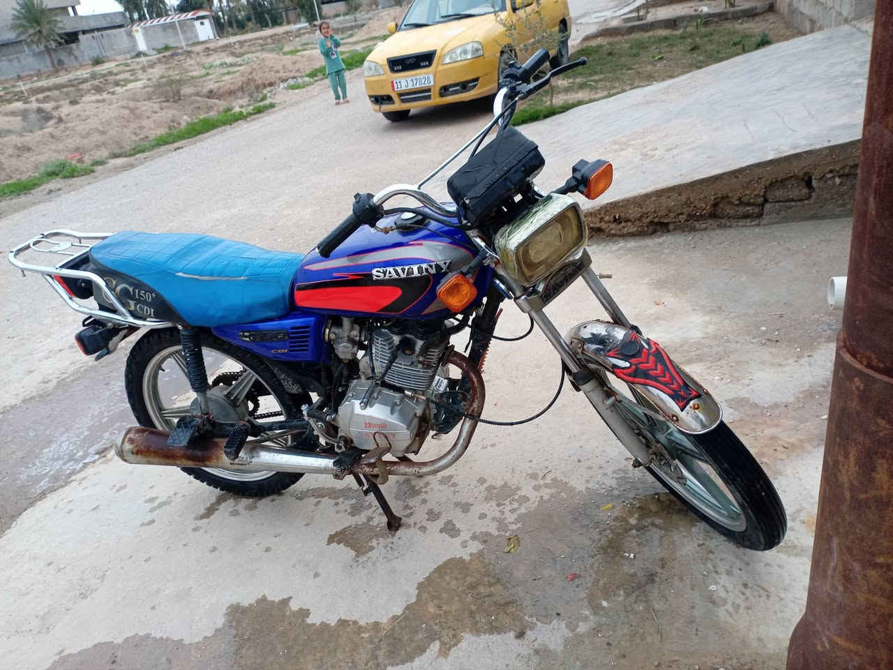 دراجه سيفان موديل 2019 محرك بلادي فول نضافه ونشاط ( تشغيل نكره سلف وهندر و كهربائيات شغاله)(أوراق اصوليه كرتونيه كامله) السعر ( 300)وبيها مجال حك الجيه لاتصال *********** خاص ما جاوب الشراي يتصل السكن ديالى (ناحيه كنعان)
