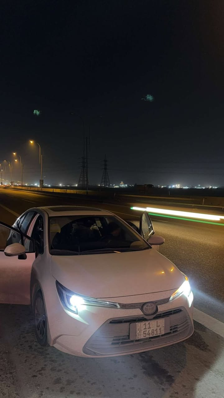 🔻كورلا شكل الأمريكي  hev 2025الفول مواصفات جلد احمر 🔻
📍عنوان /الكراده مقابيل فندق فلسطين مرديان الدولي
المسافه المقطوعة 42 الف  
السياره جديده 
المواصفات 
🛜مكينه 1800هايربد
🛜فتحه سقف
🛜رادار + تحديد مسار طريق + قيادة ذاتيه 
🛜قرائة علامات الطريق المرورية
🛜بصمة تشغيل + دخول ذكي  يدة الباب
🛜هاندر بريك بصمة + اوتو هولد 
 🛜كراسي جلد وبطاين بوب حياكه  مطرز 
🛜كيجات ديجتل 
🛜شاشه مسجل +تبريد بيانو + كامره خلفيه دوارة + كار بلي 
🛜تبريد قطعتين 
🛜لايت زينون عالي ناصي  + لد صباحي زينون+ بكلايت لد 
🛜 حساس اطار + حساس مطر + حساس لايت داينمك عالي ناصي اوتو 
🛜انضمت القيادة يكو+سبورت+نورمل
🛜 تحكم  الستيرن كامل مع كروس سرعه
 🛜ايرباك عدد10
للتواصل ***********
بيها ضرر جاملغ امامي جهت السايق تبديل و جهت الراكب تبديل و الجاملغ الخلفي حار على كد إصبعين
