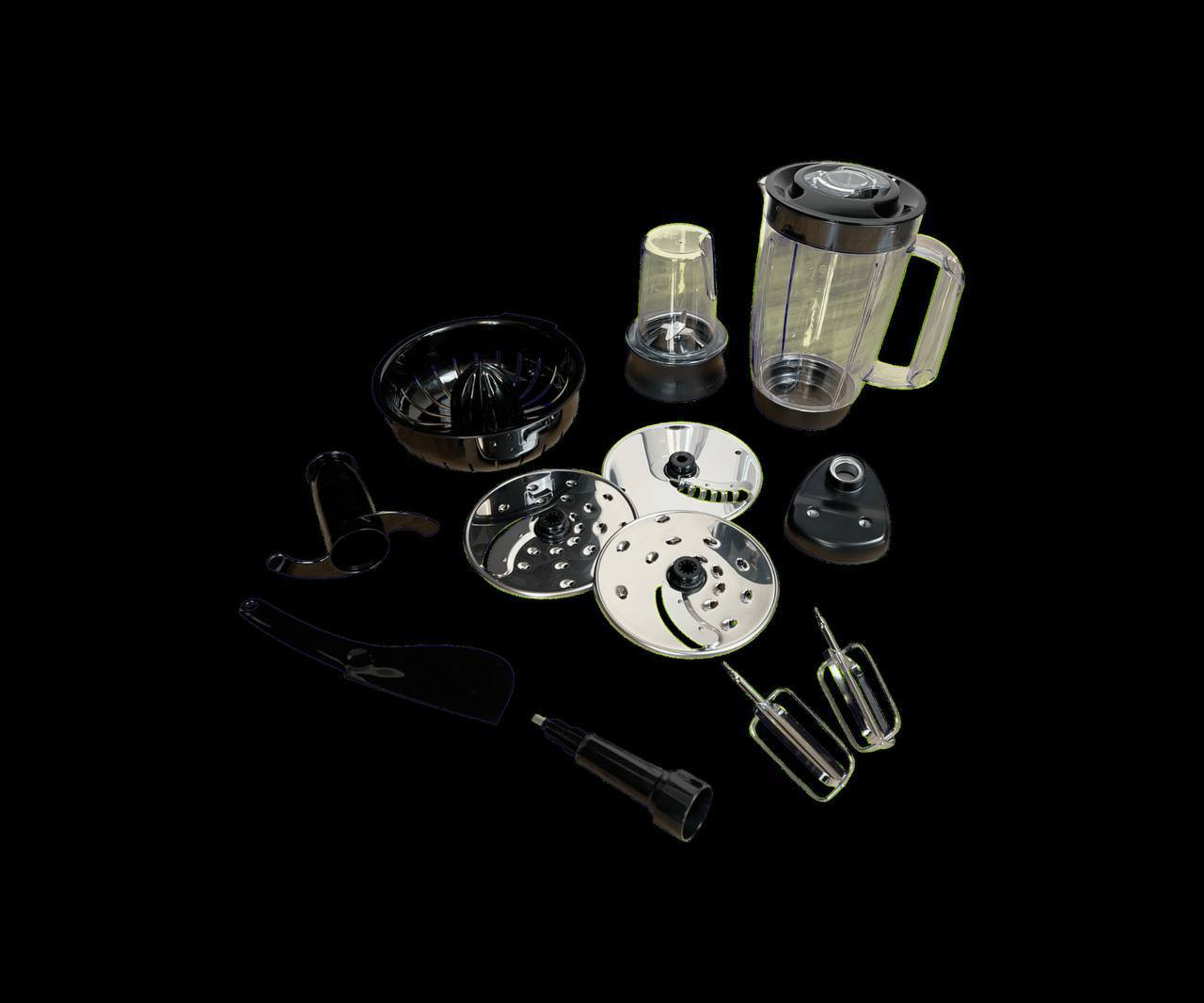 محضرة طعام كهربائية 11 في 1 بقوة 1100 واط مع 3 سرعات – Embleme EM FP11F
الاستخدامات

تقطيع الخضروات والفواكه بسرعة عالية.

فرم اللحوم وتحضير الحشوات.

عجن العجين (الخبز، البيتزا، المعجنات).

بشر الجبن والجزر والخيار.

تقطيع شرائح رفيعة وسميكة.

خفق البيض والكريمة وتحضير الكيك.

عصر الحمضيات (البرتقال، الليمون).

طحن القهوة والبهارات والمكسرات.

تحضير العصائر والسموثي والميلك شيك.

إعداد الشوربات والصلصات المختلفة.

المميزات

قدرة كهربائية عالية: 820 – 1100 واط لأداء قوي وسريع.

نظام 3 سرعات + خاصية النبض (Pulse) للتحكم الكامل.

سعة وعاء المعالج: حتى 1.5 لتر.

هيكل أنيق بواجهة LED زرقاء.

نظام أمان بقفل ذكي يمنع التشغيل قبل التركيب الصحيح.

شفرات ستانلس ستيل مقاومة للصدأ.

قرص تقطيع رفيع وسميك + قرص بشر.

ملحق عجن خاص لتحضير العجين بكفاءة.

خلاط بسعة كبيرة مع قاعدة قابلة للفصل.

مطحنة مخصصة للقهوة والبهارات.

عصارة حمضيات مدمجة.

قاعدة ثابتة مانعة للانزلاق.

جهد تشغيل منزلي قياسي (220-240V).

قابس أوروبي ثنائي.

ضمان لمدة سنة من تاريخ الشراء

محتويات الصندوق

الوحدة الرئيسية (المحرك).

وعاء محضرة الطعام مع الغطاء.

إبريق خلاط.

مطحنة جافة.

عصارة حمضيات.

شفرة فرم ستانلس ستيل.

شفرة عجن بلاستيكية.

3 أقراص تقطيع وبشر (رفيع  سميك  شرائح بطاطس).

مضرب خفق مزدوج.

أداة دفع الطعام (Pusher).

ملعقة بلاستيكية.

دليل استخدام.

الملاحظات

لا يتم تشغيل الجهاز إلا بعد تثبيت جميع القطع بإحكام.

يفضل عدم تشغيل الجهاز لأكثر من دقيقة متواصلة ثم إراحته.

لا توضع مكونات ساخنة فوق 80 درجة مئوية.

يجب فصل الجهاز عن الكهرباء بعد الاستخدام.

قياس الكارتون:

الطول: 41 سم

العرض: 28 سم

الارتفاع: 41 سم


**إذا كنت صاحب هذا الإعلان وتريد حذفه لأي سبب، رجاءا أرسل رسالة إلى الدعم الفني**