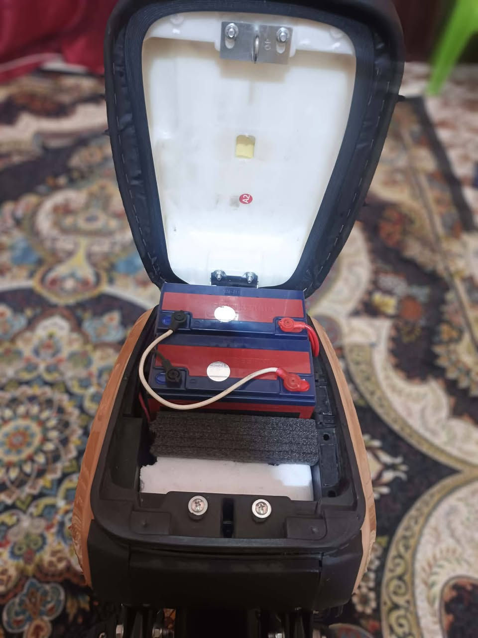 السلام عليكم
دراجه ار 9 مديل 26 الحديث 
5 بطاريات حجم كبير 32 امبير وينلي الاصلي 
4نمر سرعه 109 سرعه حقيقيه 70 
كهربائيّة كلهه شغاله لايت عالي وناصي دبل اشاره اشاره يمنه ويسره وهورن وبلوتوث دراجه مكفوله كفاله عامه حته من الزلغ تجي وشوف بعينك ستخدام 20يوم فقط وياها سويجين وبصمه وكارت وشاحنه الاصليه 
السعر  500 وبيها مجال قليل حك الجيه  واتساب ***********
عنوان بصره امن الداخلي قرب حسينيه اصحاب الكساء
