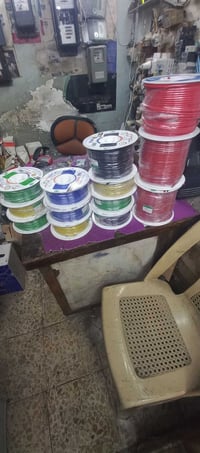 واير جده سعودي حراري 2.5 ملم العدد 10 لفات سعر اللفه 50 الف  6 ملم عدد...