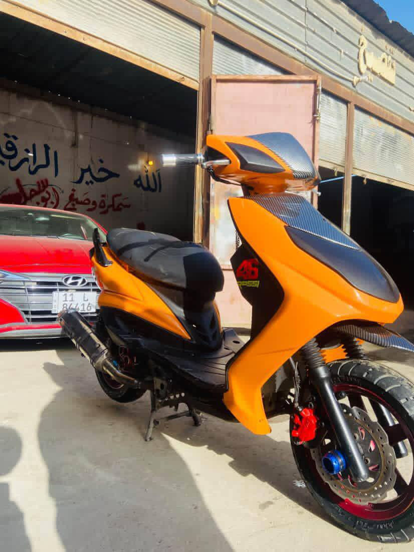 سلام عليكم دراجه سكنس فحل نوزل دراجه كامله نكره سلف عوزهه درايش فقط السعر 650 وبيهه مجال العنوان  البياع  قرب تقاطع درويش رقم ‏‪***********‬‏
