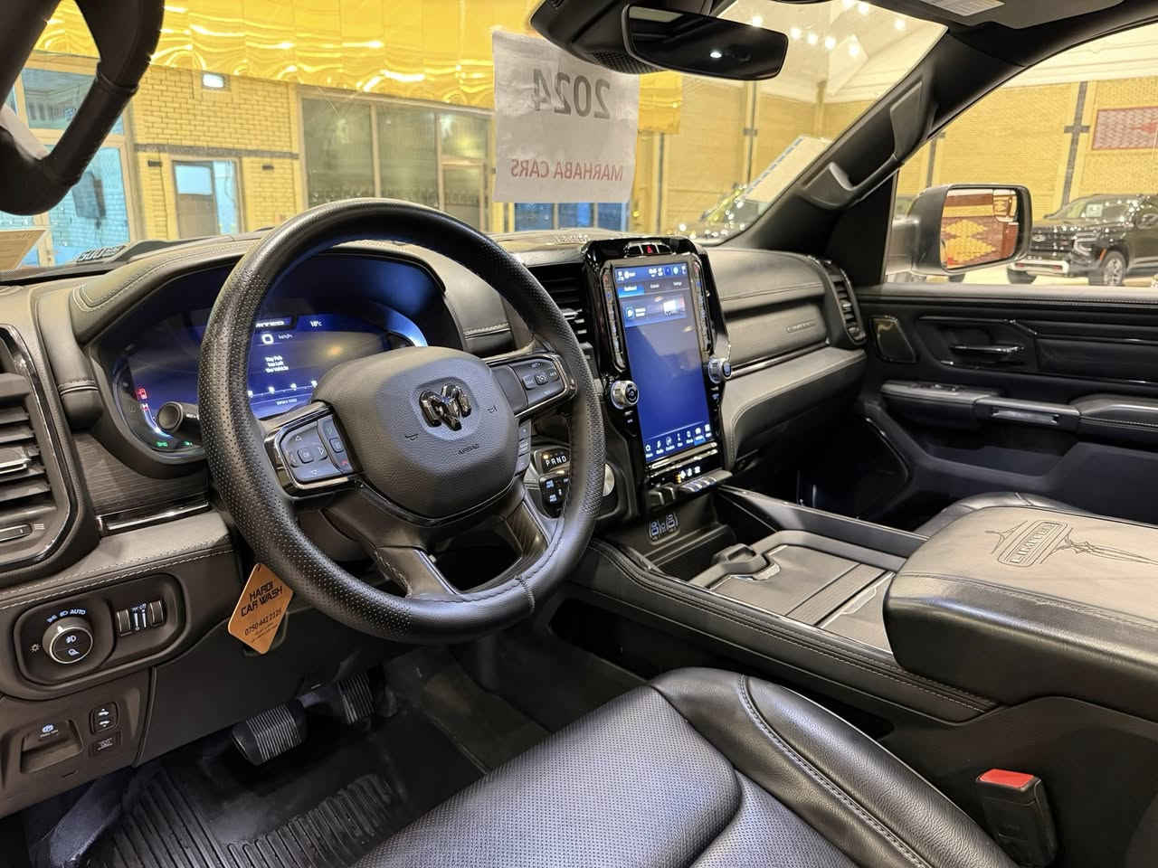 MCA IRAQ 
——————————
BRAND : RAM 1500
CLASS : LIMITED BLACKTOP
ENGINE : V8 - 5.7L - 4x4
STATUE : CLEAN TITLE كلين تايتل 
YEAR : 2024
PRICE :  $
COUNTER :  33,000 MILE
IMPORTING : وارد كندى 
ADRESS : Erbil , أربيل شارع ١٠٠م صف دائرة گمرگ
FOR IFORMATION CALL US :
MARHABA CARS 
 📞 : ***********
📞 : ***********
