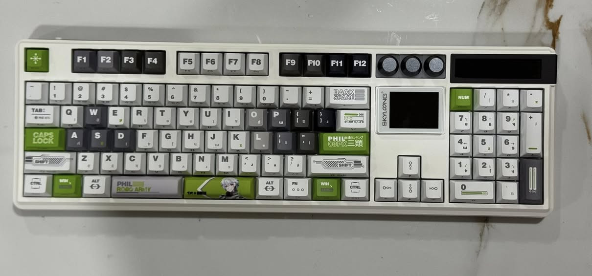 كيبورد احترافي skyloong GK 104 Pro 3 Modes dual screen

 Full size ميكانيكي
بلوتوث ١+بلوتوث ٢+واير
باتري ضخم 8000mAh
شاشتين حجم كبير قابلتان للبرمجة
3 بكرات قابلة للبرمجة
 
للاستفسار مراسلة الصفحة او الاتصال على الرقم *********** واتساب
يوجد توصيل لجميع محافظات العراق
