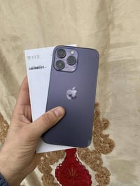 آيفون ١٤ برو ماكس • بطارية ١٠٠ • ضهر مبدل