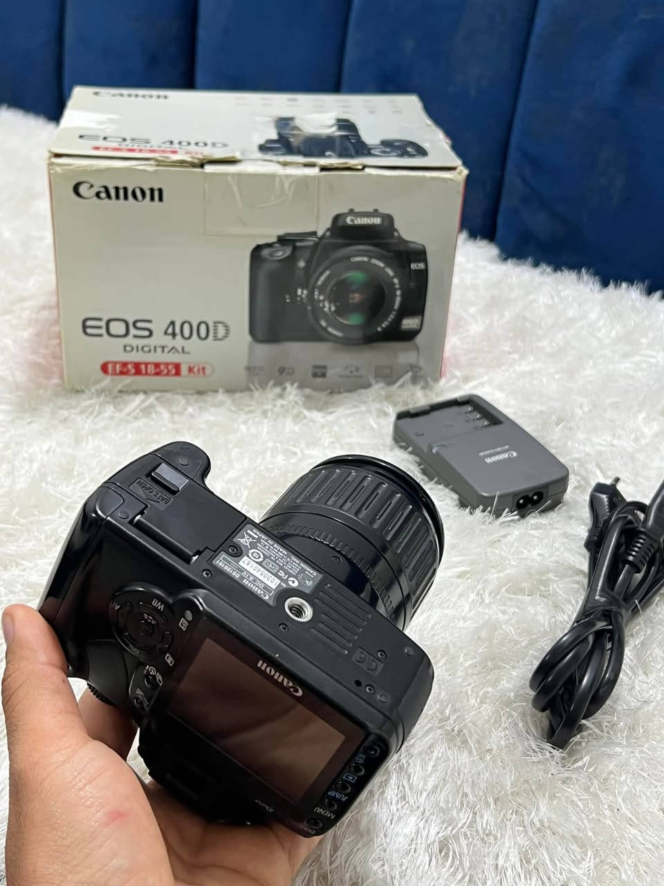 Canon 400D 
Lens 35-80 فوول فرەیم
شەحن 
پاتری
کارتۆن

نرخ 140 دۆلار😳

شوێن ڕانیە
گەیاندن هەیە


**إذا كنت صاحب هذا الإعلان وتريد حذفه لأي سبب، رجاءا أرسل رسالة إلى الدعم الفني**