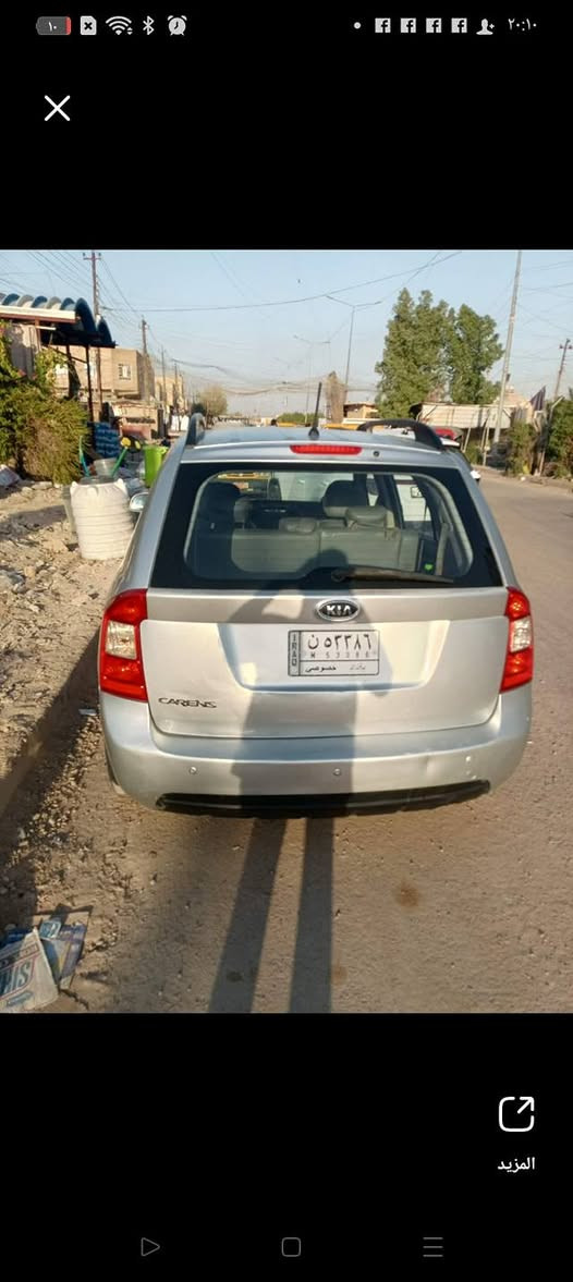السلام عليكم سياره كيا كارينز للبيع موديل 2009خليجي اي ضربه مابيهه فقط طخات ومصلحه عالبارد گيرمحرك تبريد خير من الله السعر98 واللي عنده مراوس حسب الاتفاق بسعر اقل العنوان بغداد هاتف ***********
