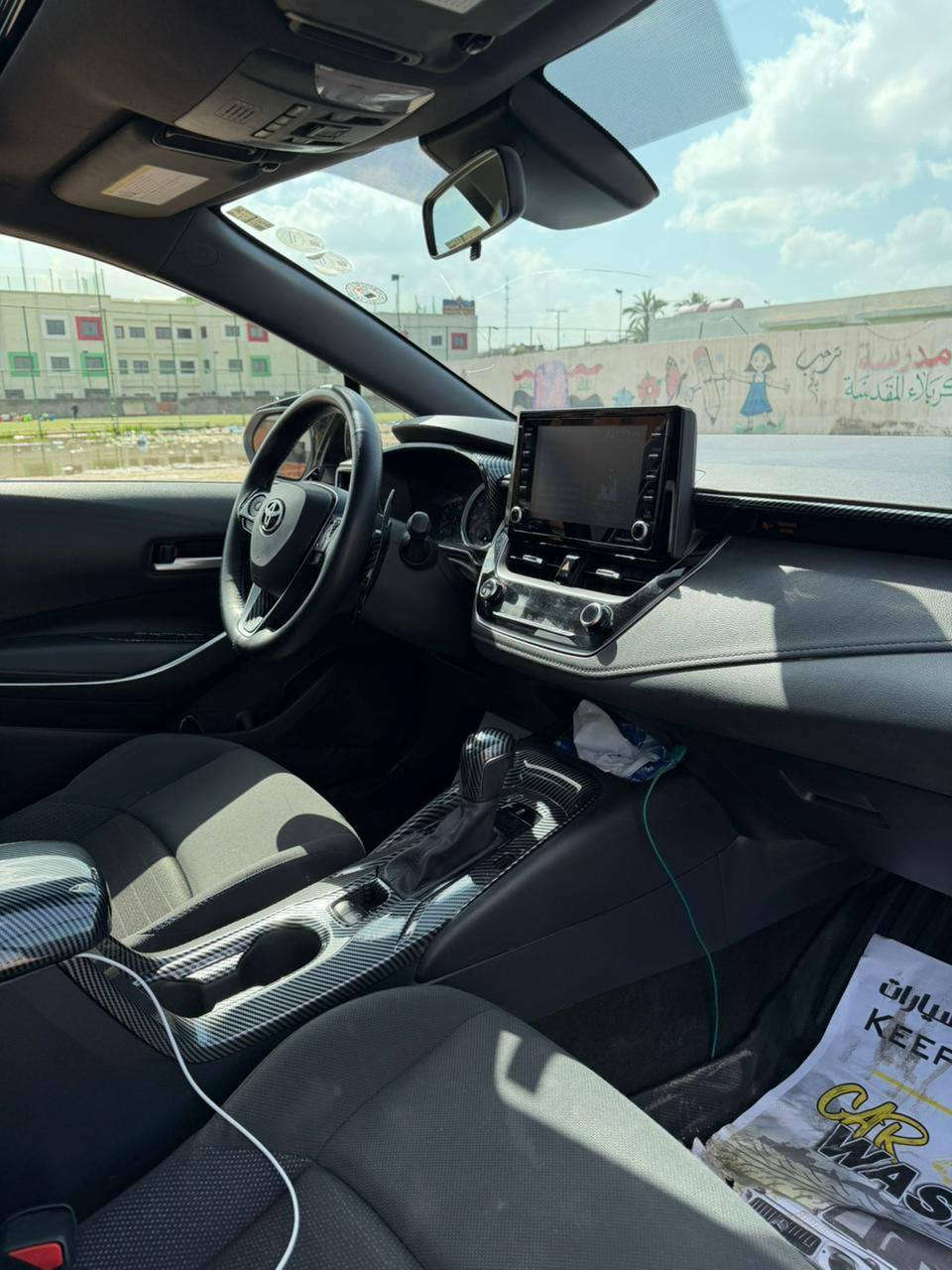 TOYOTA COROLLA SE 2022
فول مواصافات 
سقف اسود بلاد 
فتحه سقف 
بصمه دخول 
بصمه ابواب 
شاشه ابل كار بلي 
كامره خلفيه 
رادار امام وخلفي وجانبي 
تحديد مسار 
نقاط عمياء 
هاند بريك بصمه 
ويل كب رياضي بلاد 
وارد امريكي 
حادث السياره بابين فقط بدون دواخل بدون ايرباك
ماشيه 67 الف 
السياره جيده وجاهزه من كل النواحي 
رقم اربيل الجديد شرطه التحويل 
مكان السياره بغداد شارع فلسطين
السعر158 قابل للتفاوض 
للاستفسار الاتصال على الرقم
***********
