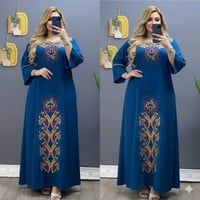 كشمير • تطريز ستراس • 2XL-5XL