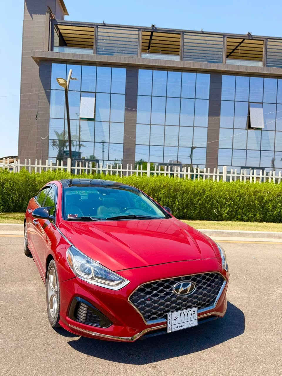 السلام عليكم سوناته ٢٠١٩ للبيع سياره اعلى مواصفات ب سوناته سياره حادثها جاملغ وبنيد ماشيه ٤٤ الف سياره جديده بدون اي نقص تبريد ثلج تراي جديد كير مكينه مكفولات رقم بغداد ب اسمي تحويل ثاني يوم سياره بنوراما بصمه سايد بريك بصمه تبريد تدفئه تبريد خلفي بردات خلفيه اعلى شي ب مواصفات السوناته مكان بغداد السعر ١٢٢ مجال بسيط  رقمي للتواصل ***********
