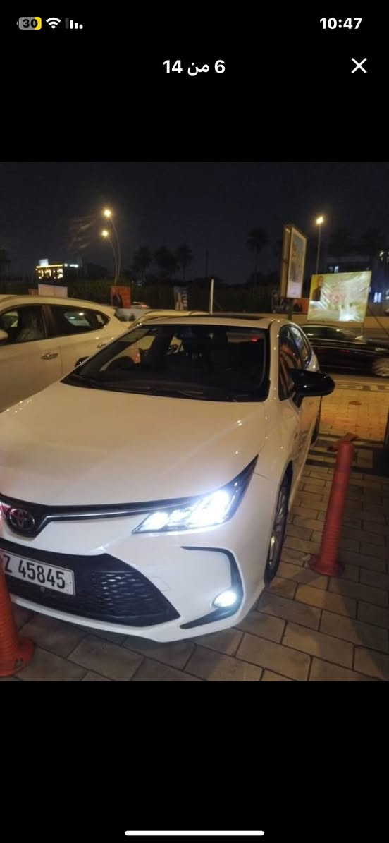 سلام عليكم كورلا2024
رقم بغداد بسمي هيبرد مكينه1800
سياره اخت زيرو عله يدي ماشيه 39 قبله للزياده
سياره بيه طخه بسيطه اخر صور نشره موجوده حافه باب سايق جملغ كدام باب سايق هم حافه بارد سونار عدي بيه
سياره فول. للخير فتحه دخول ذكي مثبت سرعه معروفه موصفاته مكاني. بغداد الشعب *********** سعر خاص
