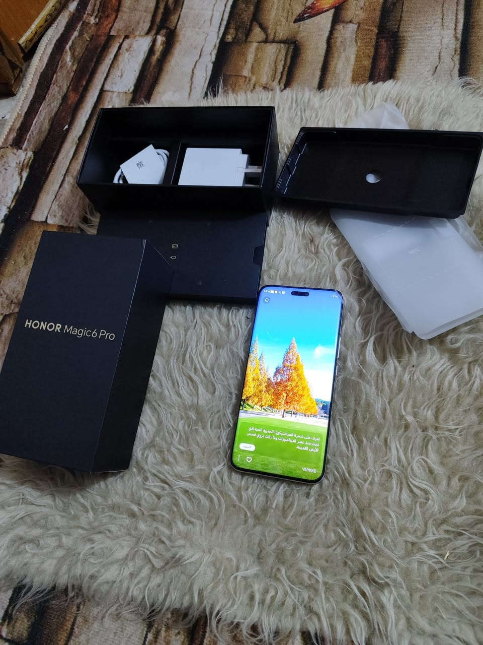 سلام عليكم اخوان جهاز هونر ماجك ٦ برو نسخه عالميه 512 كامل الملحقات اخواني نتبه رجاء الجهاز بي كسر بلكلاسه مماثر ابدا مماثر ابدا انتبه الجهاز شاشه طبيعه مابيه اي مشكله ولا اي لون ومن تجي تتاكد بنفسك  وايضا بي خدوش بشاصي مكاني بغداد توصيل ماعندي سعر الجهاز 440 الف او مراوس سعر ثابت اخوان رجاء للاستفسار خاص او وات ساب وبخدمتكم ***********

