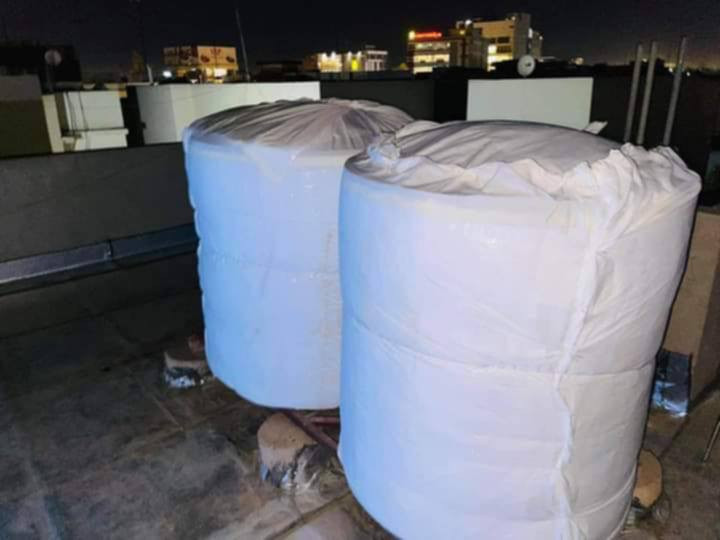 شغلنا والحمدالله

محل حسام لتغليف التانكيات ودكتات بجميع احجامه عازل حراري تركي درجه اولى وشرط البروده ....

المواد 

عازل حراري تركي 
خام ابيض ضد الشمس 
لاصق للعازل حراري 
سيم خياط 
سيم صب ...
الي يحب يغلف يدلل رقمي ...
***********...
ابو يزن خابر ودلل....

احجز قبل لايجيك الصيف ويعلك الاسعار كركوك, العراق
