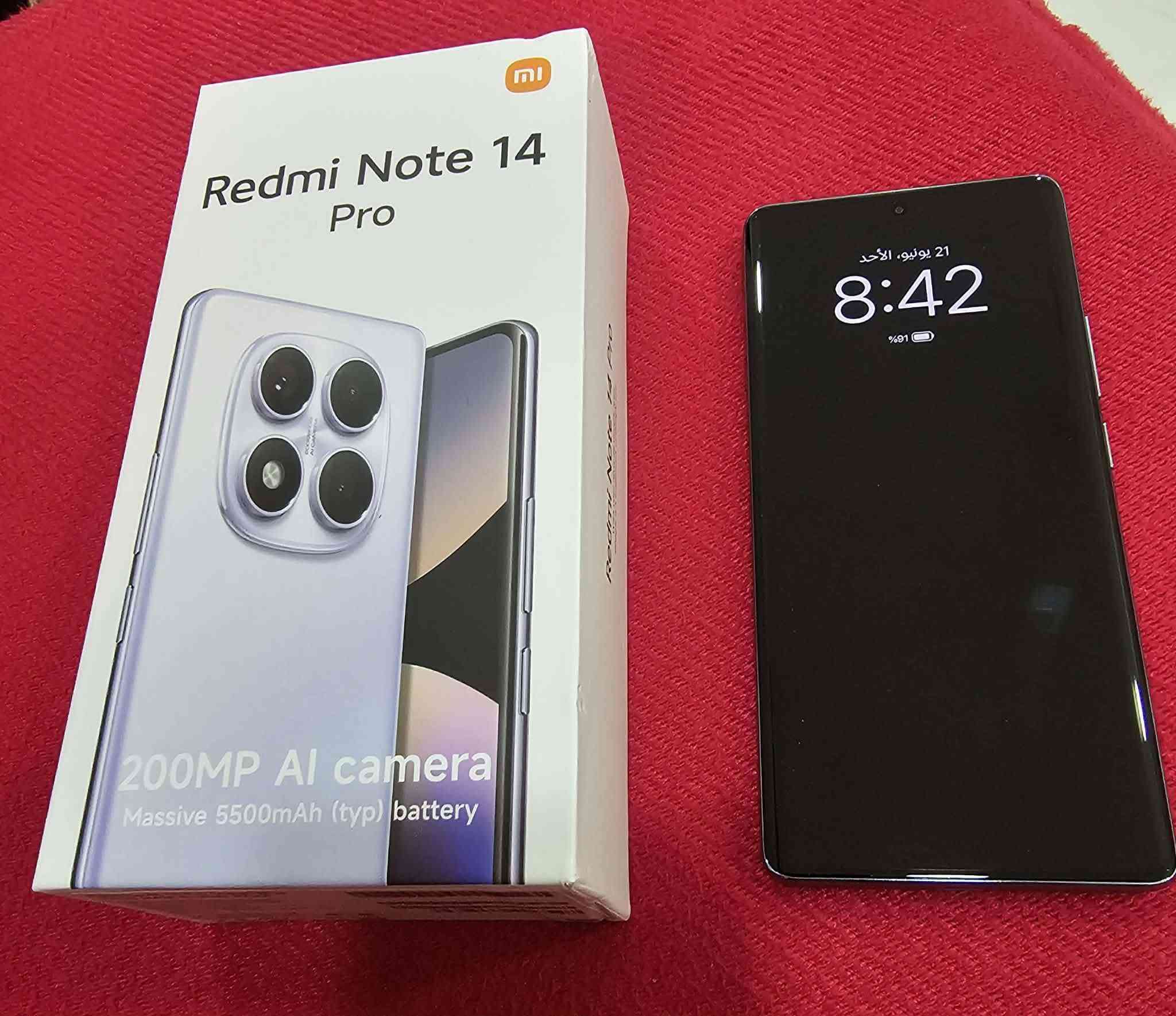 ريدمي نوت 14 برو  🖤
بذاكرة (512) 🔥 ورامات 12+12 وحش الالعاب 
نضافة 100% 
استخدام قليل
مع كافة الملحقات الاساسية 
مكاني ديوانية 
للتواصل خاص


**إذا كنت صاحب هذا الإعلان وتريد حذفه لأي سبب، رجاءا أرسل رسالة إلى الدعم الفني**